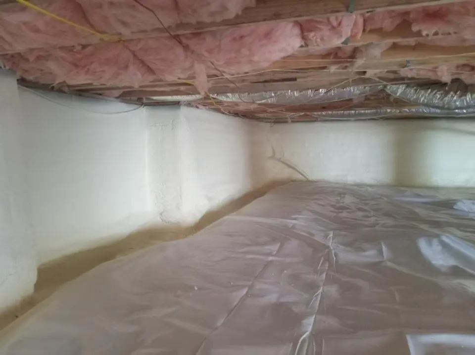 Crawl space encapsulation with closed-cell spray foam for Spray Foam Roofing Repair in West Clarkston-Highland